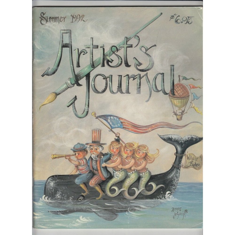 Artists Journal Magazine Summer 1992 Decorative Tole Painting jo Sonja
